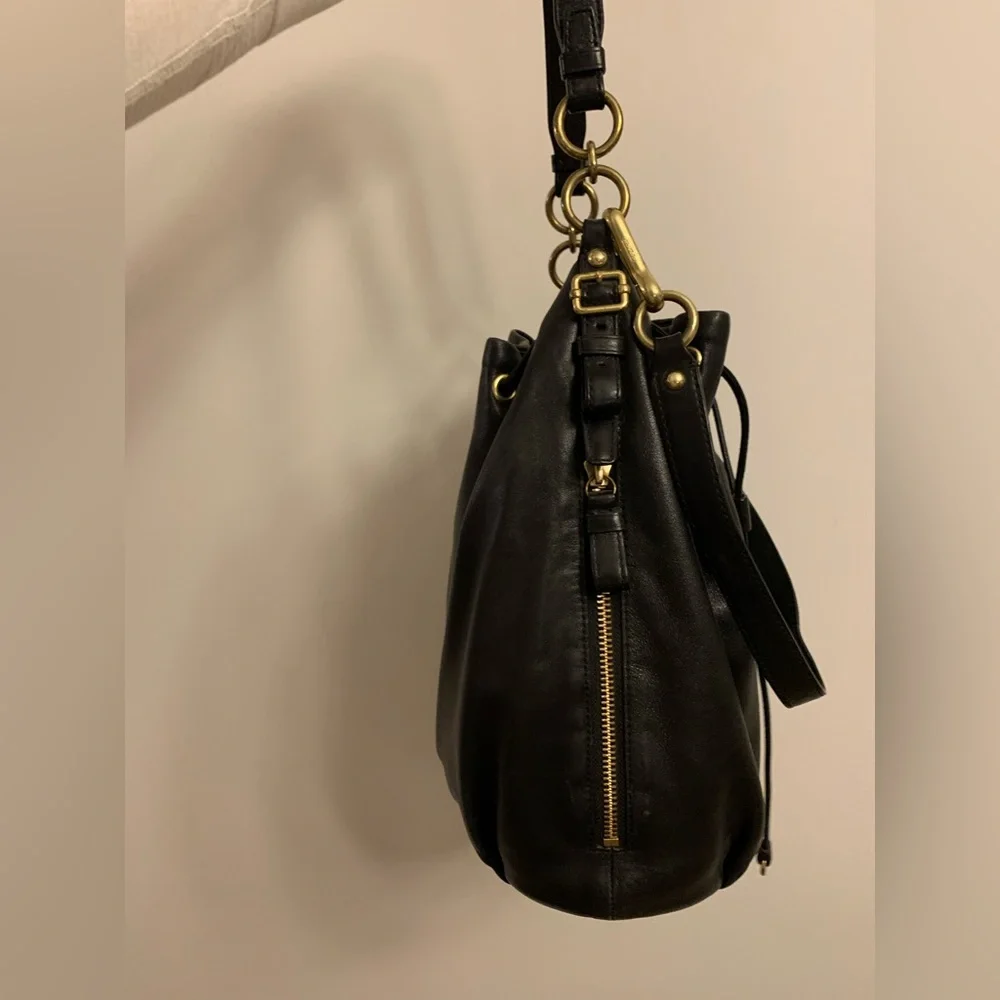 Coach Drawstring Bucket Sachel - Picture 3 of 5